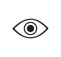 Eye sign vector design.