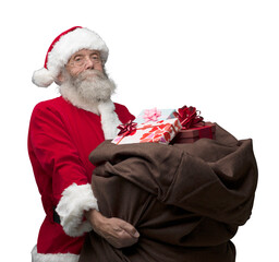 Santa Claus bringing gifts