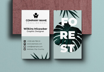 Nature Business Card Design