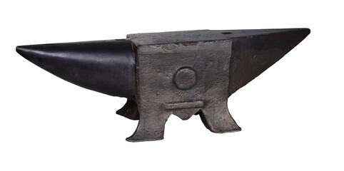 Iron anvil  PNG file no background