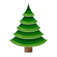 Green Christmas tree with yellow star.  PNG illustration with transparent background for stickers, 
creating patterns, wallpaper, wrapping paper, for  postcards, 
design template, fabric, clothing.