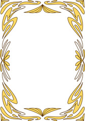 Frame abstract in retro colors. Suitable for web background, fabric print, poster, banner. Modern illustration