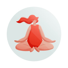 a woman doing yoga asana or pilates