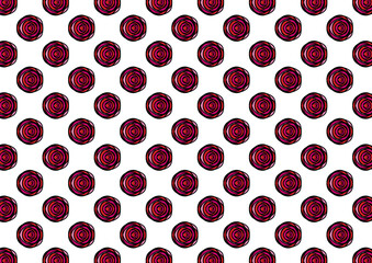 seamless pattern with hearts