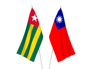 Taiwan and Togolese Republic flags