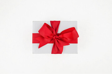 gift box, present over white background