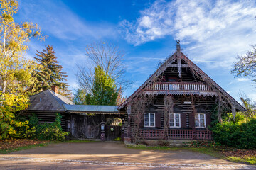 The Russian colony Alexandrovka Houses view in Potsdam of Germany