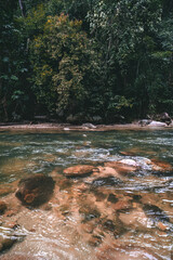 River at Sungai Kampar, Gopeng, Perak.