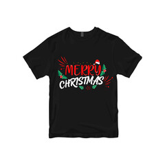 Christmas t-shirt design premium vector.
