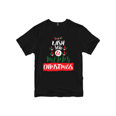 Christmas t-shirt design premium vector.