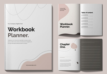 Workbook Planner Design Template