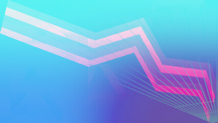 Fototapeta premium Abstract iridescent grunge texture arrow and grid background image.