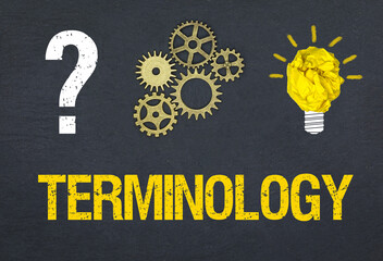 Obraz premium Terminology