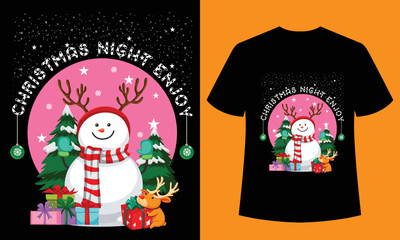 christmas night enjoy designs template