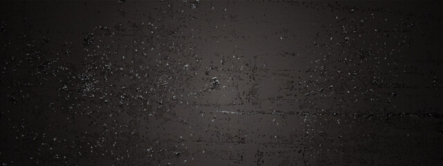 Fototapeta na wymiar Black and dark gray rough grainy stone and concrete texture background. Wall grunge texture background.