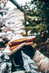  Delicious bratwurst from the Christmas market