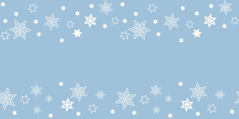 Christmas background with snowflakes
Seamless vector winter frame