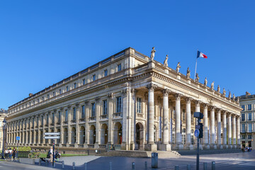 Fototapeta na wymiar Bordeaux National Opera, France