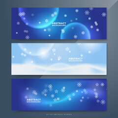 New year banner with christmas winter snowflake. Vector illustration abstract graphic presentation design banner pattern background web template.