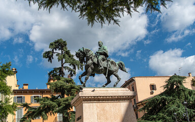 Statue von Garibaldi in Verona 