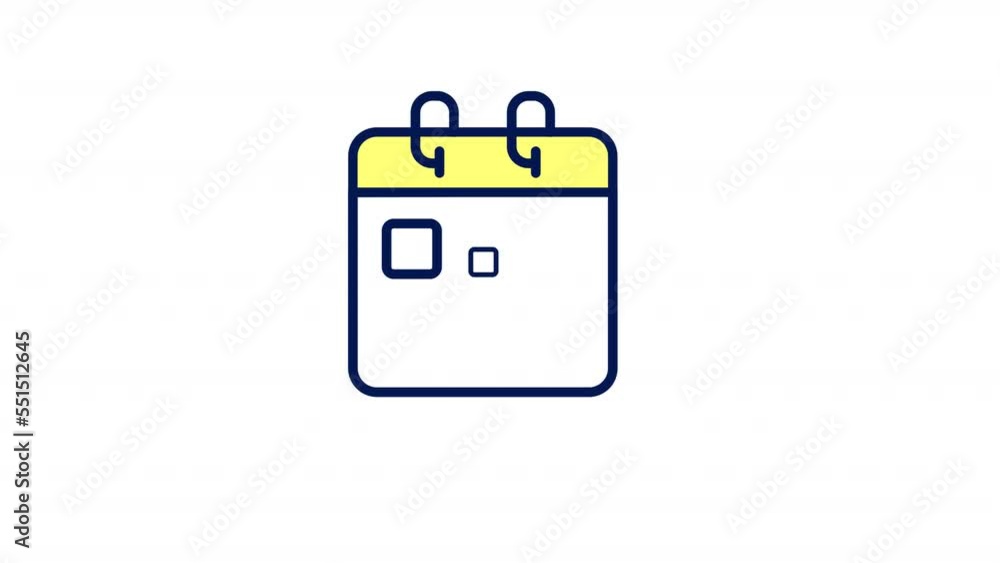 Poster animated annual bonus color ui icon. employee reward. worker benefits. seamless loop hd video with a