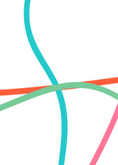 Colourful Grid Lines Abstract BAC 