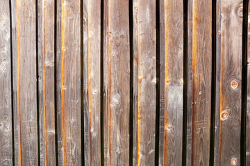 Decorative panel from wooden boards