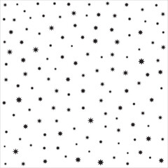 Star patterns. Seamless vector stars background. Cute Christmas and holidays ornament	