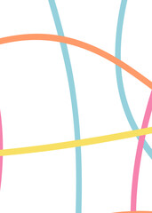 Pastel Playful Colourful Grid Lines Background 