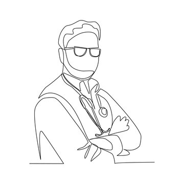 doctor with glasses