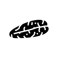 slice mandarin clementine glyph icon vector. slice mandarin clementine sign. isolated symbol illustration