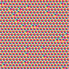  Hexagonal Maze pattern abstract illustration