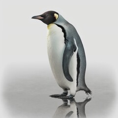 Obraz premium penguin on a white background. rendering