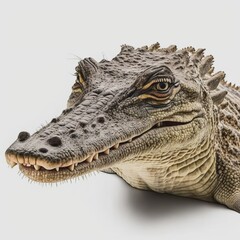 Obraz premium crocodile on a white background. rendering