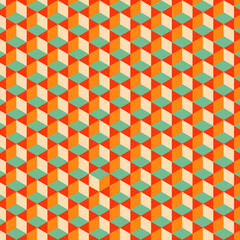  Hexagonal Maze pattern abstract illustration