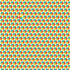  Hexagonal Maze pattern abstract illustration