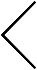 Obraz premium Black arrow, left arrow, arrow, small arrow, arrow mark