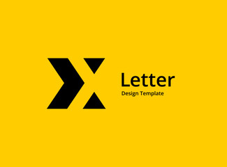 Letter X logo icon design template elements