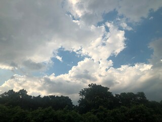 clouds in the sky