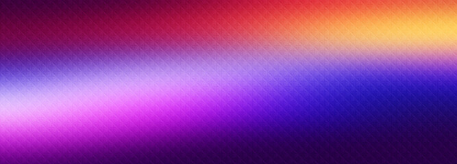 Obraz premium red purple blue yellow gradient background blank. Horizontal banner or wallpaper tamplate. Copy space, place for text, text area. Bright illustration. Space metaverse web 3 technology texture