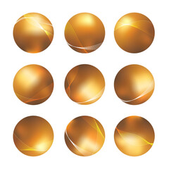 Instagram bronze Icon Set. Cover Icons. Vector - 551529882