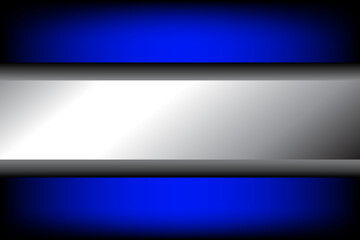 Naklejka premium Silver metal on a dark blue background. light, background, black, techno