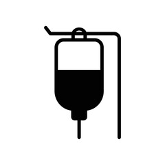 infuse - blood bag icon vector simple and modern