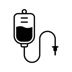infuse - blood bag icon vector simple and modern