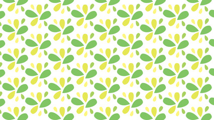 abstract wallpaper of  seamless pattern with green leaves