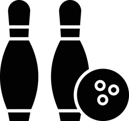 Bowling Vector Icon
