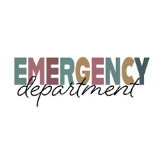 Emergency Department svg, emergency nurse svg png, nurse svg, nursing svg, er nurse svg, nurse life svg, ER Nurse png, Retro Wavy Text SVG