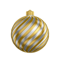 Christmas Ball 3D Isolated