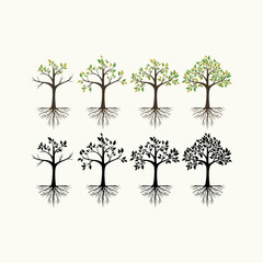 Tree logo vector

