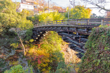 大月市猿橋の秋風景２０２２